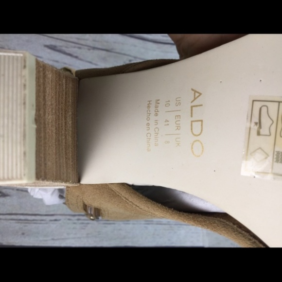 Aldo Boho Fringe Suede Ankle Bootie SIze 10 - Picture 8 of 8